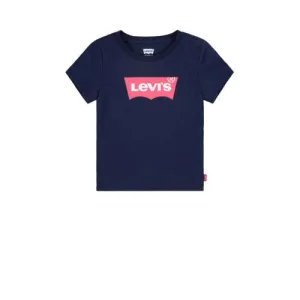 Levi’s Kids T-shirt BATWING met logo donkerblauw/roze