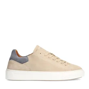 Manfield nubuck sneakers beige