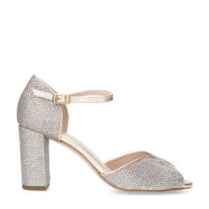 Manfield sandalettes goud