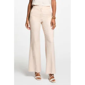 Morgan straight high waist pantalon lichtroze