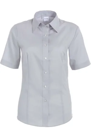 OLYMP Tendenz Dames Overhemd zilvergrijs, Effen