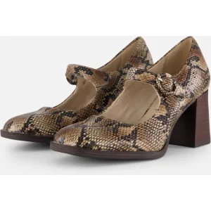 Tamaris Tamaris Mary Jane Pumps bruin Synthetisch