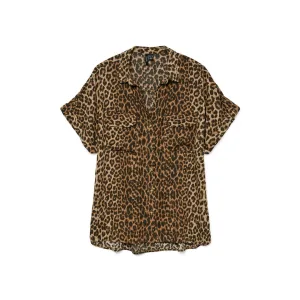 Vero Moda Blouse met korte mouwen VMBUMPY SS SHIRT AOP WVN GA NOOS