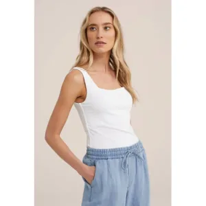 WE Fashion singlet wit