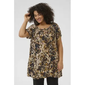 Kaffe Curve tuniek bruin