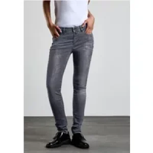 Street One Dames Slanke jeans in Grijs