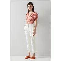 LK Bennett Bree Straight Jeans  White
