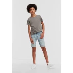 anytime denim short lichtblauw