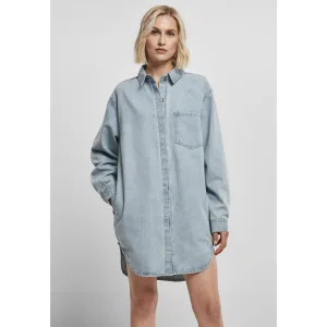 Dames oversized jeans shirt jurk Urban Classics