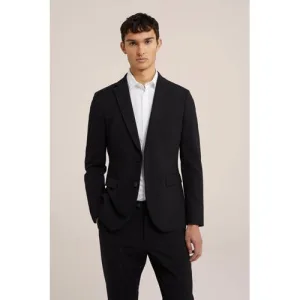 WE Fundamentals slim fit colbert black uni