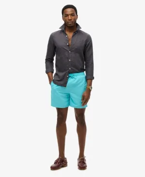 Superdry Mannen Essential Zwemshort van 43 cm Blauw