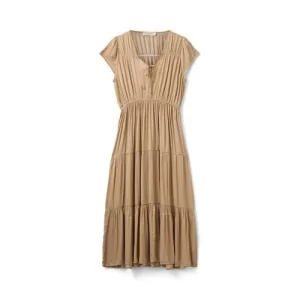 Sofie Schnoor midi jurk kaki