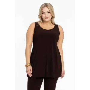 YOEK Travelstof singlet bruin