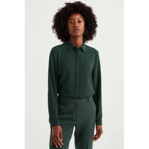 WE Fashion blouse van polyester groen