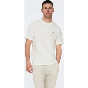 Only & Sons Onsmanuel life reg ss desert tee cs
