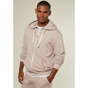 KangaROOS Capuchonsweatvest met capuchon, contrasterende rits en contrasterende banden