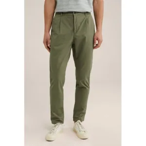 WE Fundamentals tapered fit chino Ben olive