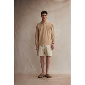 Solid regular chino short