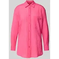 HUGO Regular fit overhemdblouse in kreuklook, model ‘Elodina’