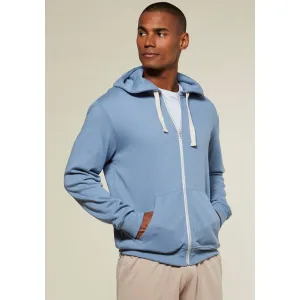 KangaROOS Capuchonsweatvest met capuchon, contrasterende rits en contrasterende banden