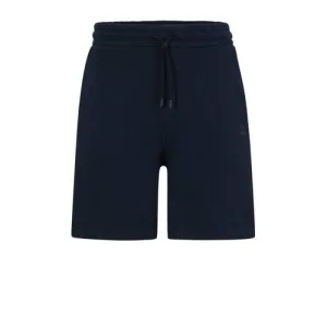 BOSS regular sweatshort donkerblauw