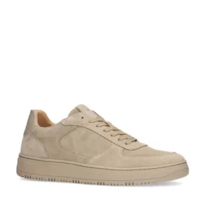 Manfield suède sneakers beige