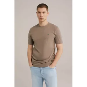 WE Fundamentals slim fit T-shirt bruin
