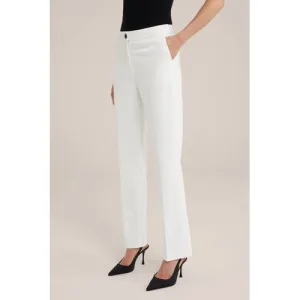 WE Fashion flared pantalon wit