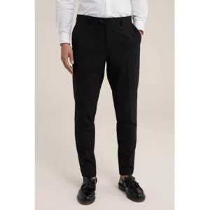 WE Fundamentals slim pantalon zwart