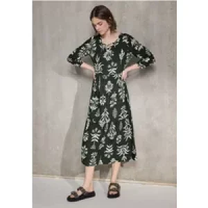 Street One Studio Dames Zwierige jurk in Groen