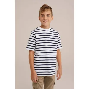 WE Fashion T-shirt donkerblauw