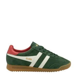 Gola Torpedo suède sneakers donkergroen