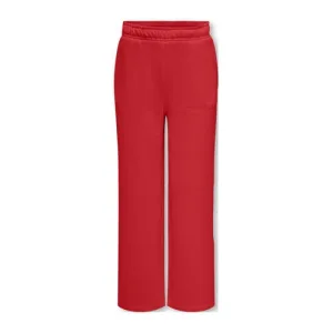 KIDS ONLY GIRL wide leg sweatpant rood