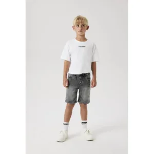 NAME IT KIDS regular denim short grey denim