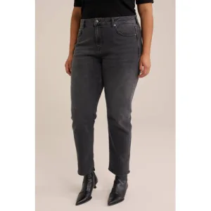WE Fashion Curve boyfriend jeans grey denim