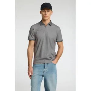 SELECTED HOMME regular polo grijs