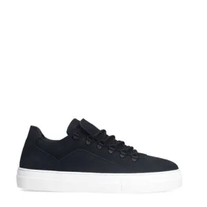 Manfield suède sneakers zwart