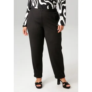 Aniston PLUS Comfortbroek van elastische scuba-crepé-kwaliteit – nieuwe collectie