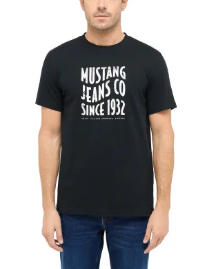 NU 25% KORTING: MUSTANG Shirt met korte mouwen Style Austin met logoprint