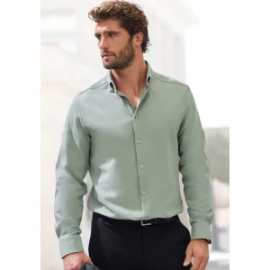 H.I.S Overhemd met lange mouwen Regular fit in hoogwaardige structuur-look