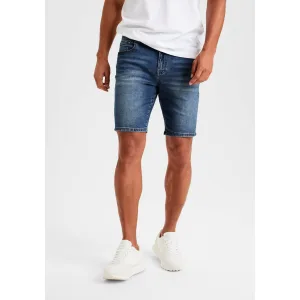Buffalo Jeansshort 5-pocketshort met normale taillehoogte, korte broek van elastische denimkwaliteit