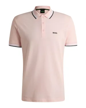 Boss Leisure Heren | Leisure Polo Roze