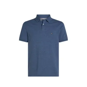 Tommy Hilfiger regular fit polo 1985 donkerblauw