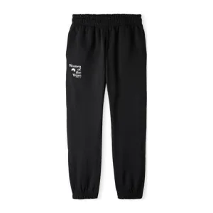 O’Neill regular fit joggingbroek met tekst zwart