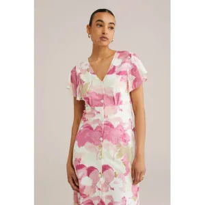 WE Fashion A-lijn jurk roze