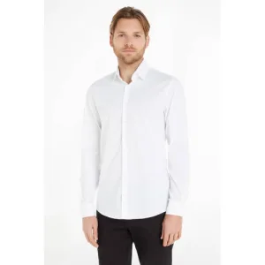 Calvin Klein slim fit overhemd bright white