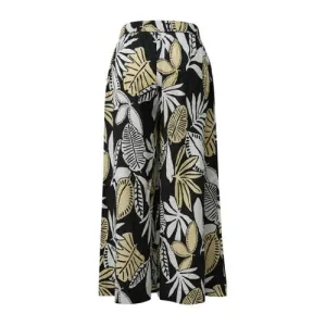 s.Oliver wide leg high waist culotte zwart