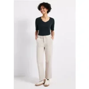 Street One Dames Basic shirt met korte mouwen in Groen