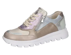 NU 25% KORTING: Waldläufer Plateausneakers H-AJALA , veterschoenen, lage schoen, comfortabele schoen in h-breedte (=zeer breed)