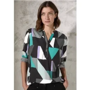 Cecil Dames Bedrukte blouse in Zwart